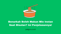 Mie Instan Saat Bisulan