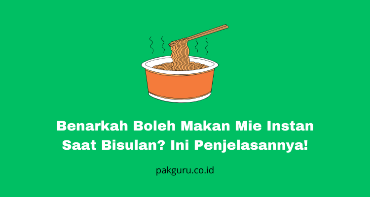 Mie Instan Saat Bisulan