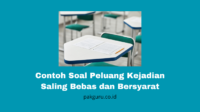 Peluang Kejadian Saling Bebas