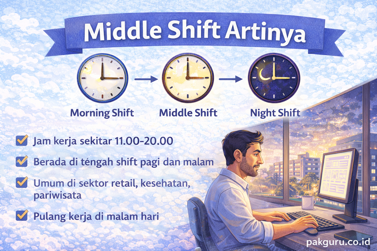 Middle Shift Artinya