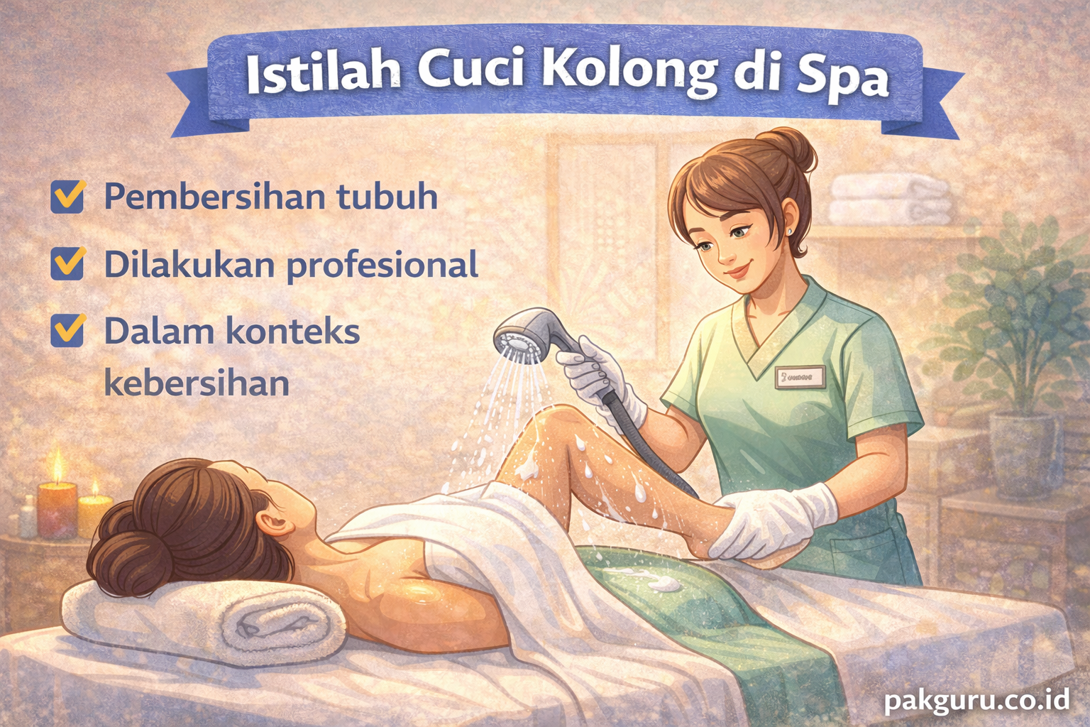 Istilah Cuci Kolong di Spa