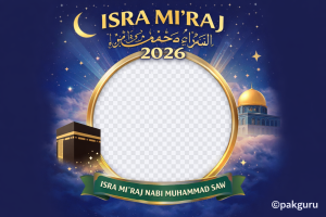 Twibbon Isra Miraj 2026 PNG