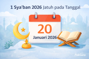 1 sya ban 2026 jatuh pada tanggal