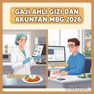 Gaji Ahli Gizi dan Akuntan MBG 2026