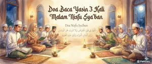 doa baca yasin 3 kali malam nisfu sya ban