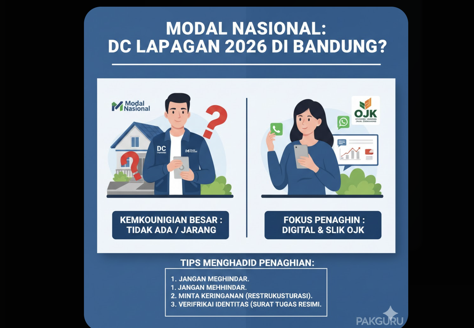 Modal Nasional ada DC lapangan 2026