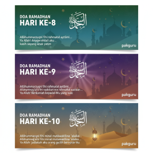 Doa Ramadhan Hari ke-8, 9, 10